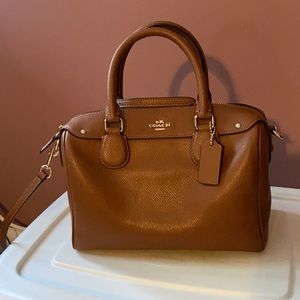 Brown coach bag